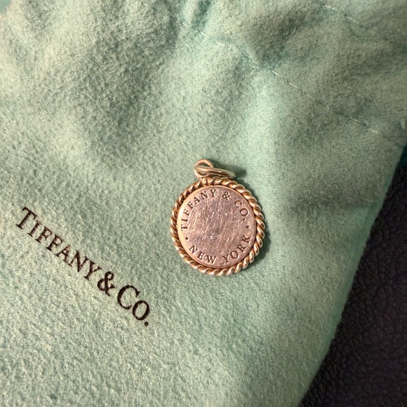 Tiffany & Co. Jewelry - Tiffany & Co. Silver Rope-Edged Charm